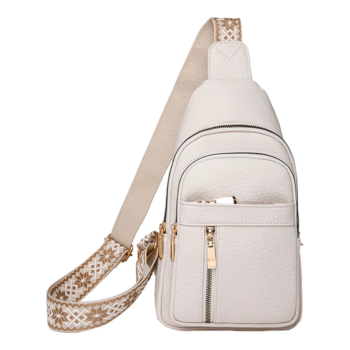 UrbanChic Crossbody – Waterproof PU Leather Chest & Shoulder Bag for Women on the Go